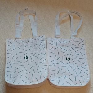 Lululemon 2 Pack Reusable Totes